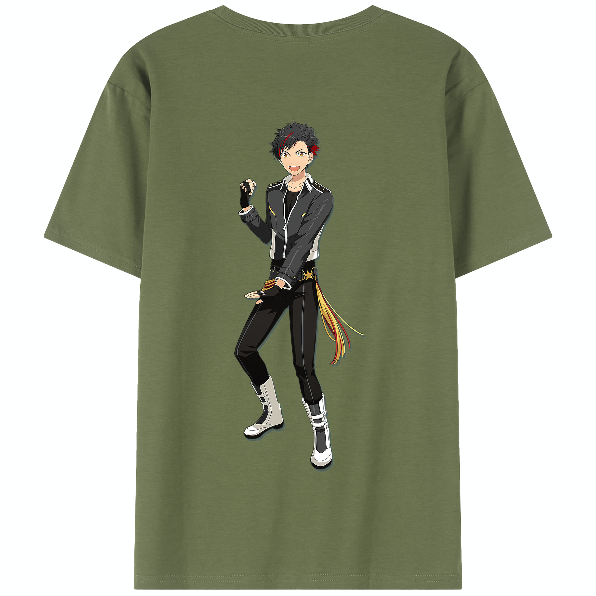 （画像用） あんさんぶるスターズ! Ensemble Stars 綿100％半袖Tシャツ（背面プリント）